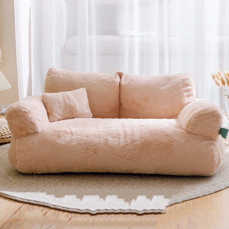 Lit pour chat toutes saisons universel — Nid douillet ultra-doux et chaud, canapé pour animaux de grande taille, niche démontable pour chien, coussin confortable pour chat, accessoires pour animaux.