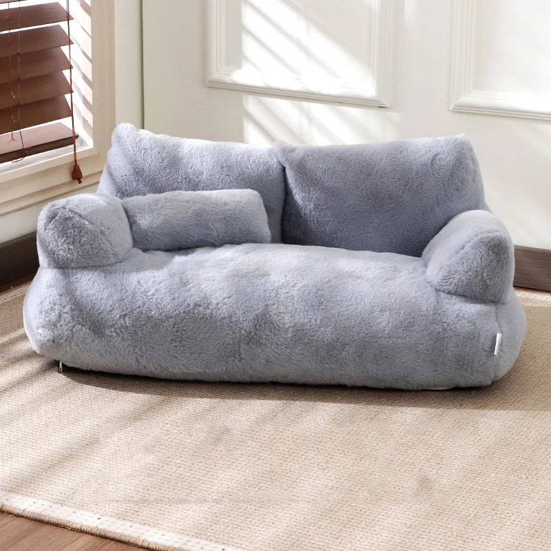 Lit pour chat toutes saisons universel — Nid douillet ultra-doux et chaud, canapé pour animaux de grande taille, niche démontable pour chien, coussin confortable pour chat, accessoires pour animaux.
