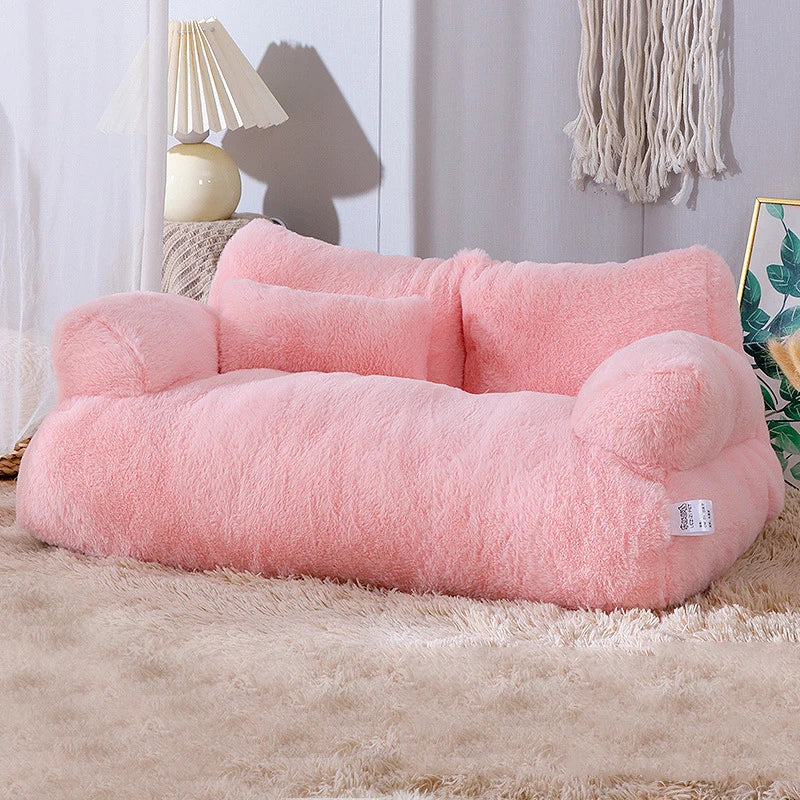 Lit pour chat toutes saisons universel — Nid douillet ultra-doux et chaud, canapé pour animaux de grande taille, niche démontable pour chien, coussin confortable pour chat, accessoires pour animaux.