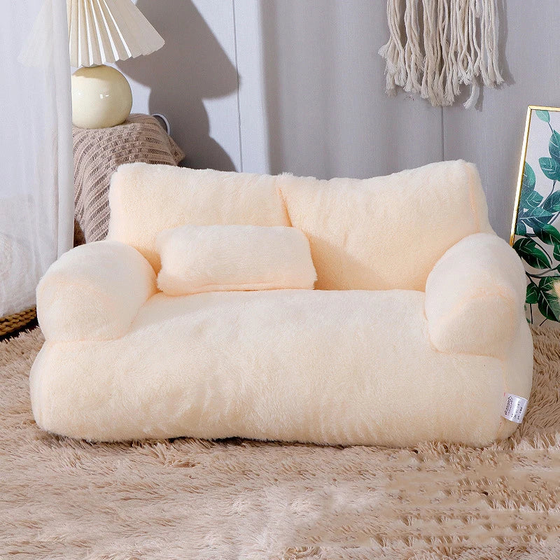 Lit pour chat toutes saisons universel — Nid douillet ultra-doux et chaud, canapé pour animaux de grande taille, niche démontable pour chien, coussin confortable pour chat, accessoires pour animaux.